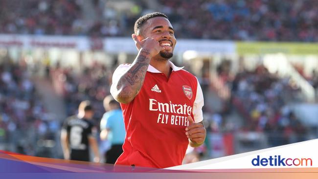 Gabriel Jesus debut video at Arsenal, 90 seconds already scored