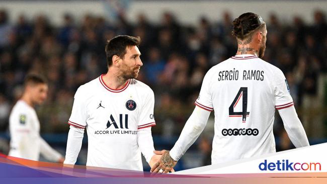 Lionel Messi Angry After Getting Tackled by Sergio Ramos in PSG Training?