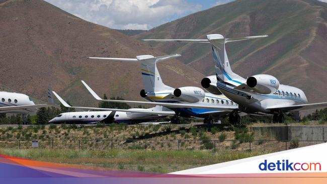 Orang Terkaya dan Berkuasa Kumpul, Jet Pribadi Berdatangan