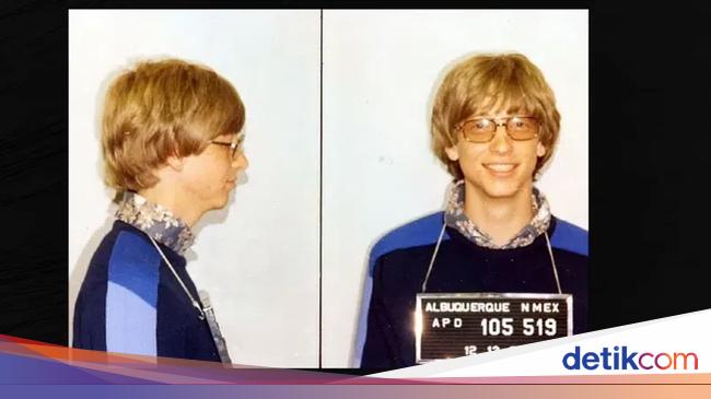 Senyum Bill Gates Saat Ditangkap Polisi