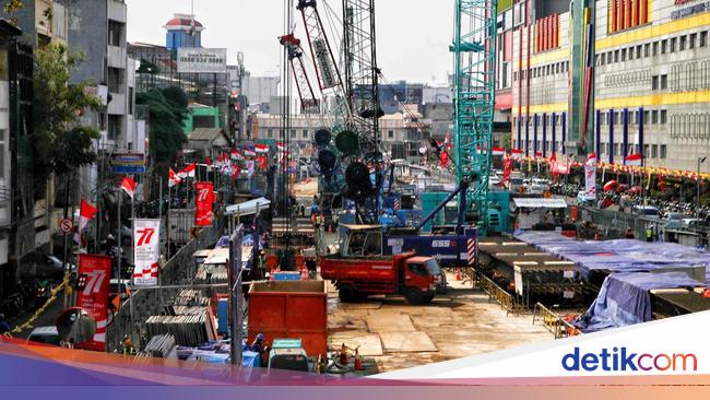 Pembangunan MRT Fase 2A Thamrin-Monas Hampir 50%