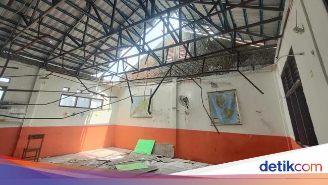 5 Bulan Berlalu, Atap SDN Pancoranmas 3 Depok Masih Runtuh