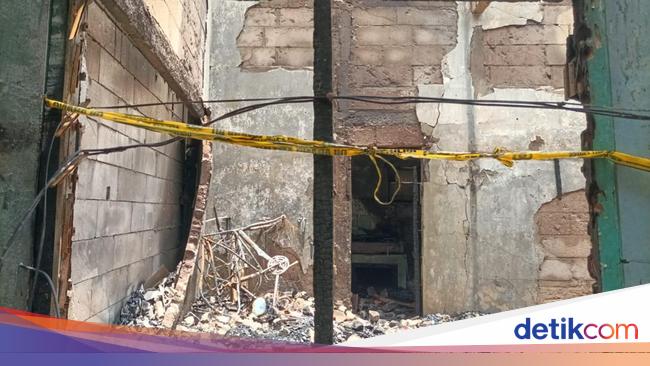 Penampakan Parahnya Kebakaran di Pademangan Jakut Tewaskan Sekeluarga