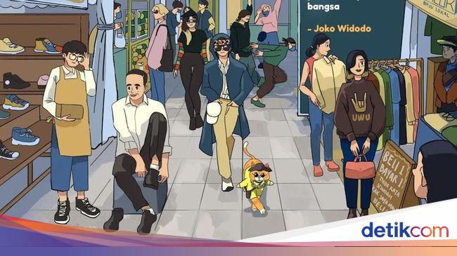 Ini Kemunculan Pertama Kucing Oyen pada Unggahan Jokowi di 2022