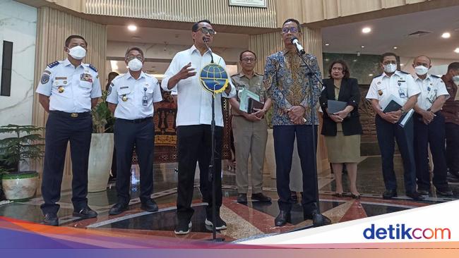 Menhub Sambangi Heru Budi, Bahas LRT Manggarai hingga Stasiun Tanah Abang