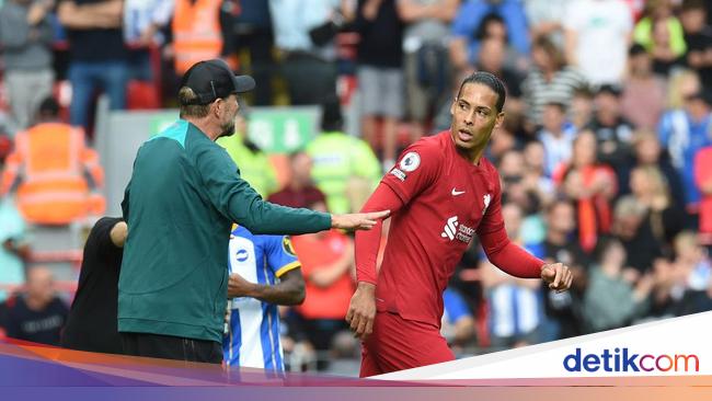 Van Dijk is afraid of being hit by Klopp’s reproaches