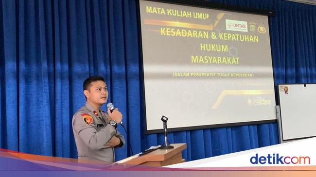 Di Depan Mahasiswa, Kapolsek Tanjung Duren Bicara Jaga Pergaulan dari Narkoba