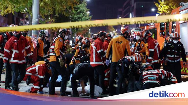 59 Orang Meninggal Berdesakan saat Pesta Hallowen di Itaewon Korsel