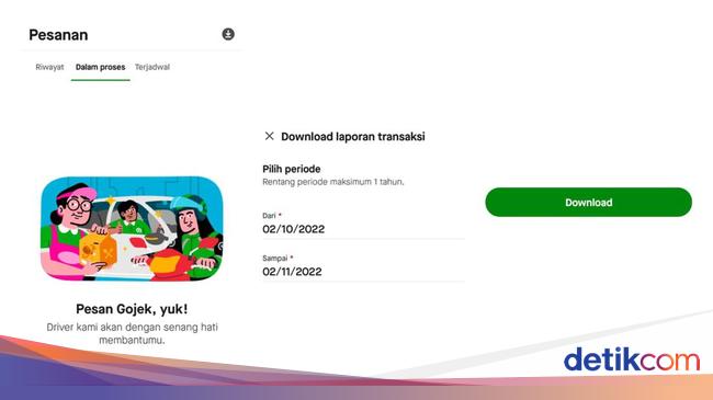 Viral! Cara Cek Pengeluaran Gopay Setahun Terakhir