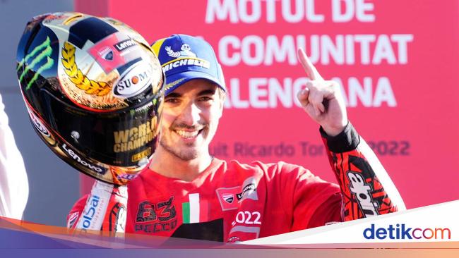 Bagnaia Juara Dunia, Ducati Borong Gelar di MotoGP 2022