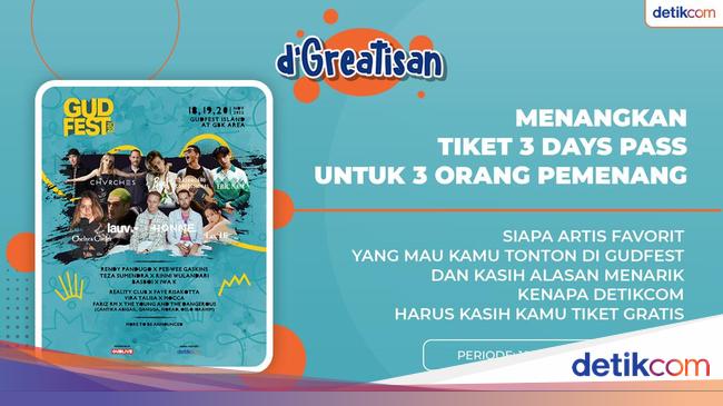 detikcom Bagi-bagi Tiket Gratis Gudfest 2022!