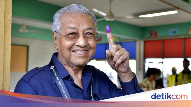 Mahathir Kalah di Hitung Cepat Pemilu Malaysia