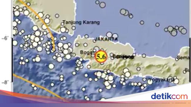 Penjelasan BMKG soal Gempa M 5,6 Cianjur