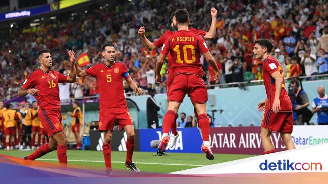 Spanyol Tembus 100 Gol di Piala Dunia