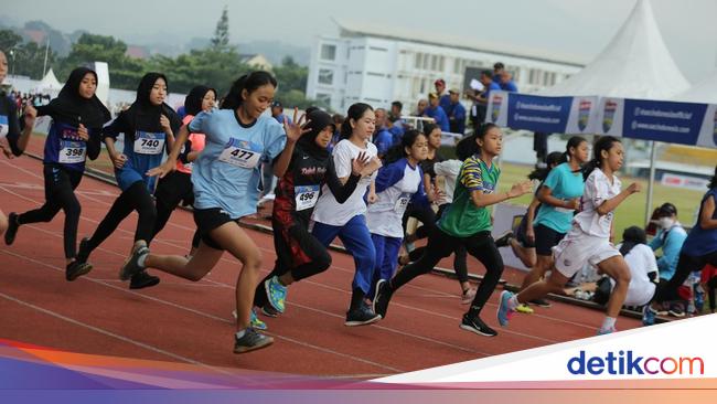 Nomor Sprint Diminati Para Pelajar di Kejuaraan Atletik Jawa Barat