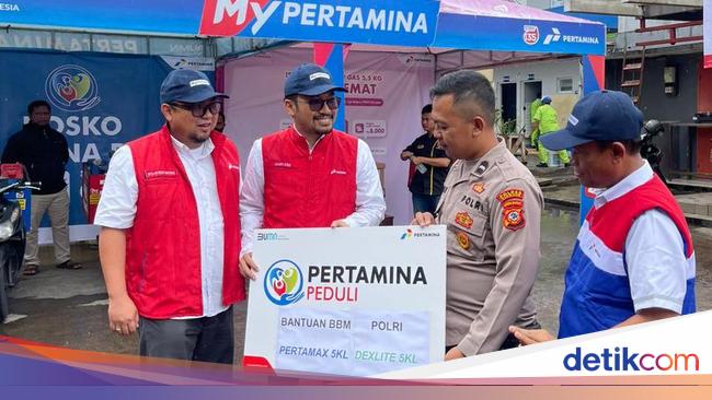 Pertamina Pasok 20 Ribu Liter BBM untuk Salurkan Bantuan ke Cianjur