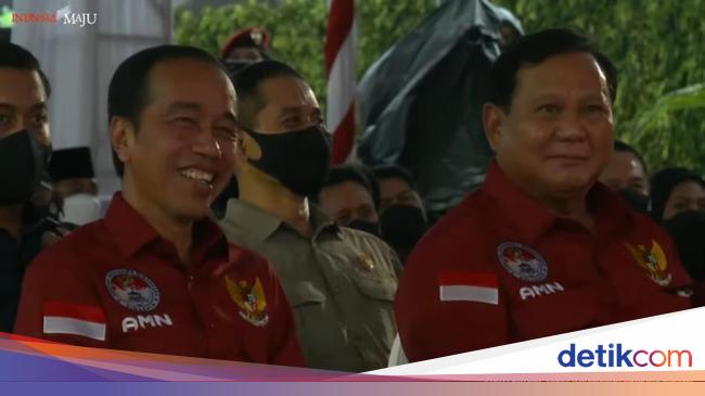 Lirikan Prabowo ke Jokowi Kala BG Singgung Kerutan di Dahi