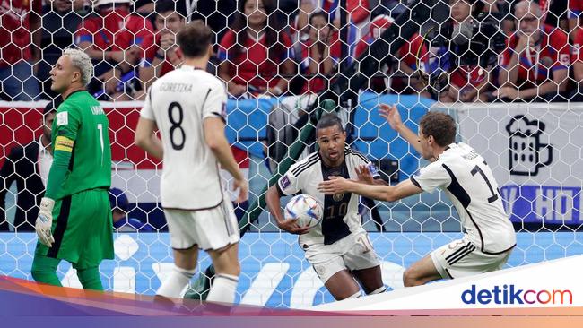 Jerman Ungguli Kosta Rika di Babak Pertama