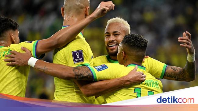 Brasil Pesta 4-0 ke Gawang Korea Selatan di Babak I