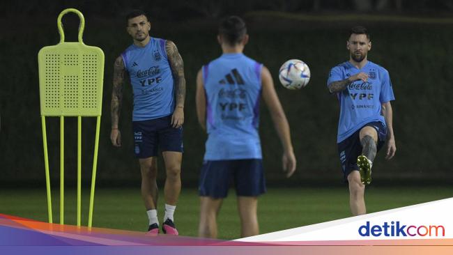 Intip Latihan Messi Cs Sebelum Tantang Belanda di Perempatfinal
