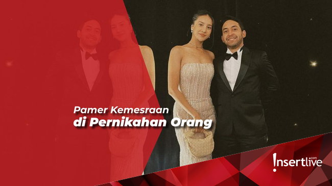 Hadiri Nikahan Chelsea Islan Anya Geraldine Tampil Seksi Gandeng Kekasih 