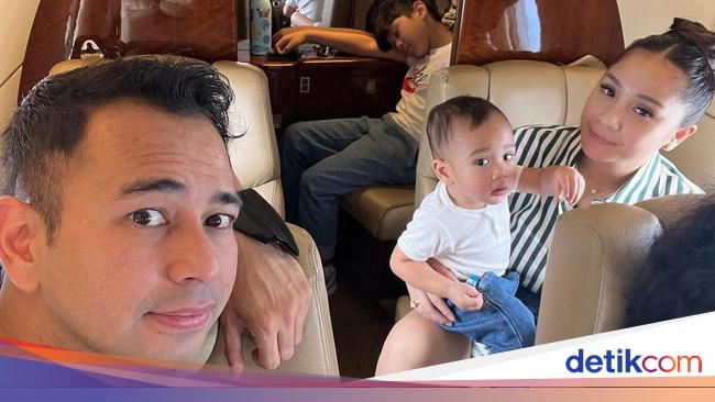 Naik Jet Pribadi, Raffi Ahmad Boyong Keluarga ke Nikahan Kaesang