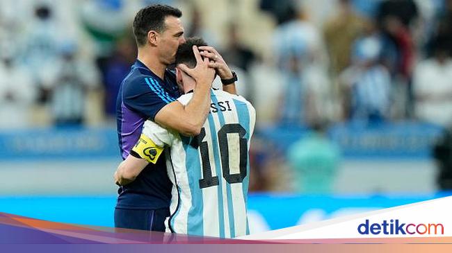 When Messi made Scaloni cry After Argentina reached the 2022 World Cup final