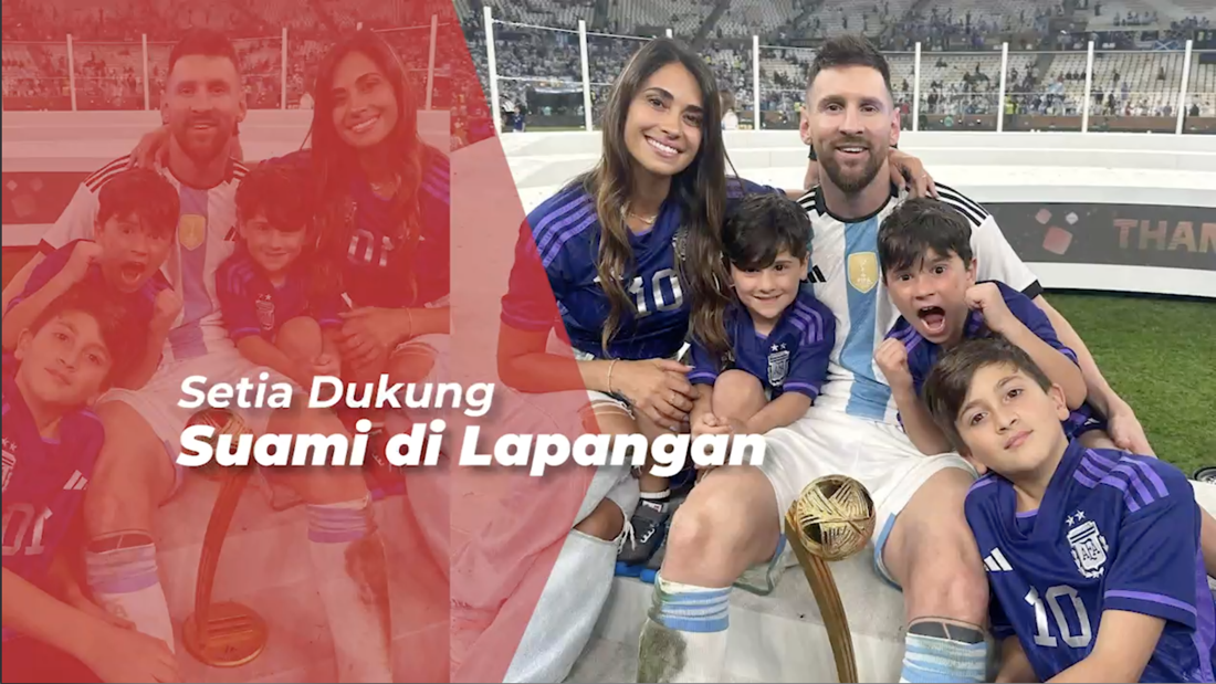 Antonella Roccuzzo Istri Messi Disorot Saat Rayakan Kemenangan Argentina