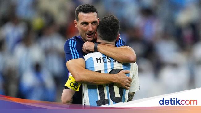 Messi encourages Scaloni