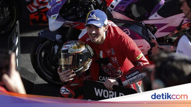 Titel Juara MotoGP Bagnaia Lebih Baik daripada Stoner