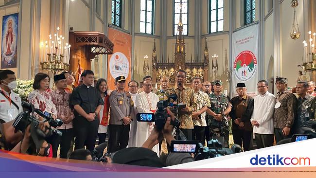 Pj Gubernur DKI hingga Kapolda Cek Gereja Katedral Jelang Malam Natal 2022