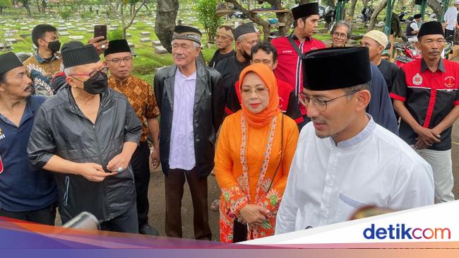 Sandiaga Kenang Guyonan 'Babe Lu Tuan Tanah di Senayan' dari Ridwan Saidi