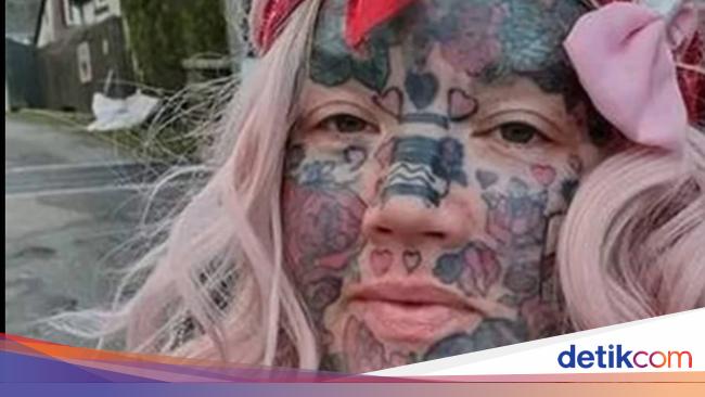 Transformasi Wanita yang Wajahnya Dipenuhi Tato, Dibenci Anak Sendiri