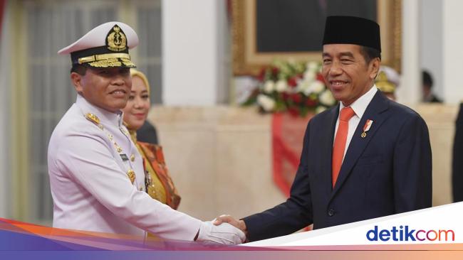 Lengkap Sudah Pemimpin 3 Matra TNI Usai Jokowi Lantik Laksamana M Ali