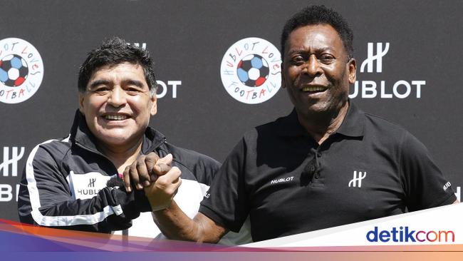 Pele and Maradona now play soccer together in heaven