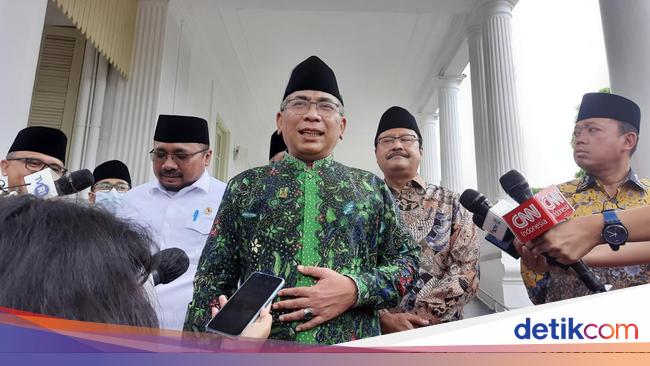 Gus Yahya-Erick Thohir Temui Jokowi, Sampaikan Undangan Harlah 1 Abad NU