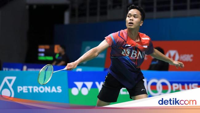 Ginting Geser Jonatan dari Posisi 3 Dunia