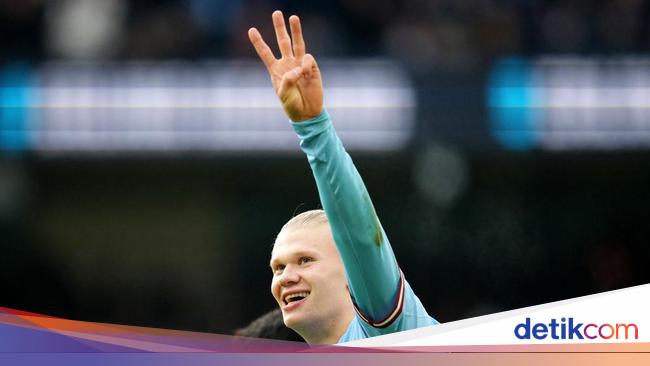 Haaland Gila! Baru 19 Laga Liga Inggris, Sudah 4 Hat-trick