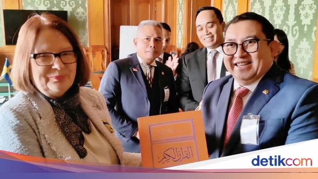 Kutuk Pembakaran, Fadli Zon Cerita Beri Alquran ke Parlemen Swedia