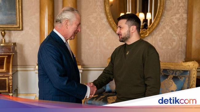 Bertemu Raja Charles, Zelensky Berterima Kasih soal Pengungsi Ukraina