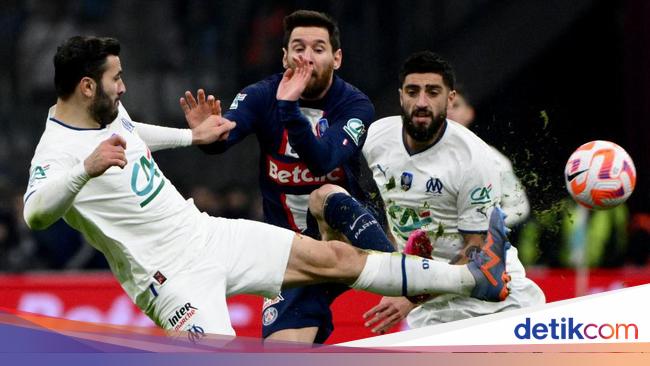 Messi Tak Berdaya, PSG Disingkirkan Marseille