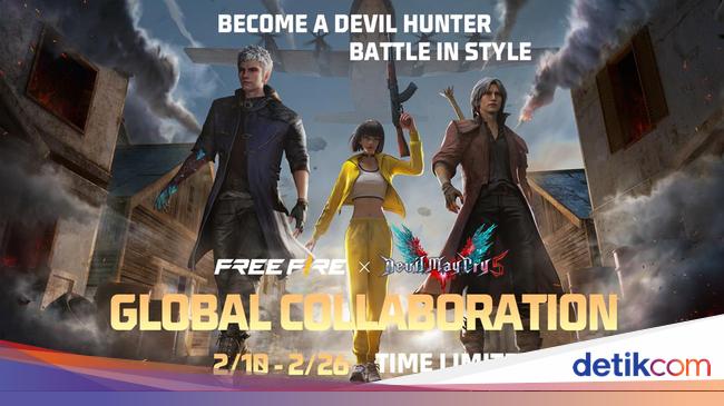 Dante Devil May Cry 5 Segera Hadir di Free Fire, Catat Tanggalnya!