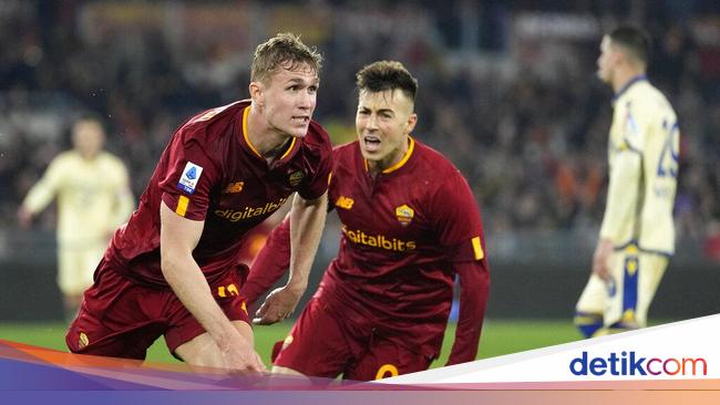 AS Roma Vs Verona: Solbakken Menangkan Giallorossi