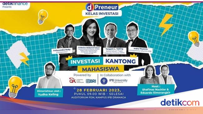 Pengumuman! Ada Kelas Investasi buat Mahasiswa Nih, Yuk Daftar di Sini!