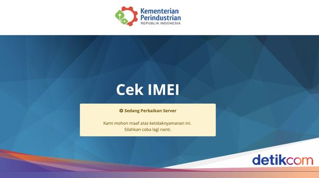 Bea Cukai Jelaskan soal Situs Cek IMEI Gangguan