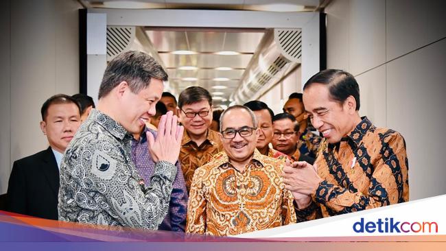 Jokowi Bertolak ke Kalsel Usai dari Singapura, Prabowo Ikut Dampingi