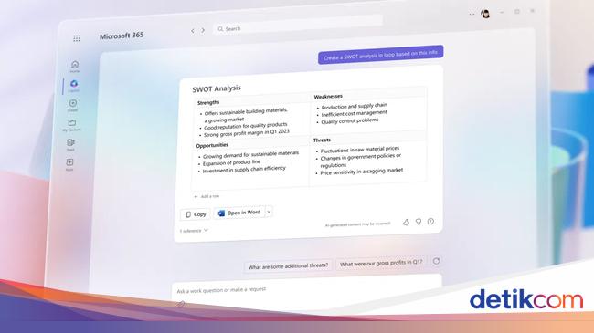 Microsoft Tanamkan AI di Word dan Excel, Bisa Bantu Kerjakan Tugas