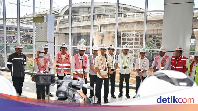 Jadi Titik Temu LRT Jabodebek hingga Kereta Cepat, Stasiun Halim Sudah 90%