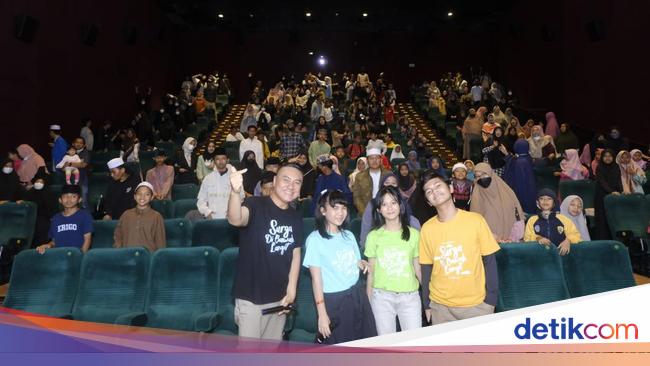 Jelang Tayang, Pemain Film Surga Dibawah Langit Gelar Nobar