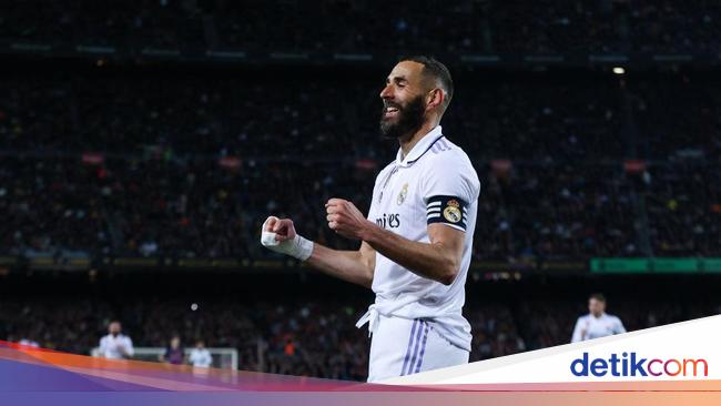 Catatan Langka Benzema Usai Bikin Hat-trick di Camp Nou